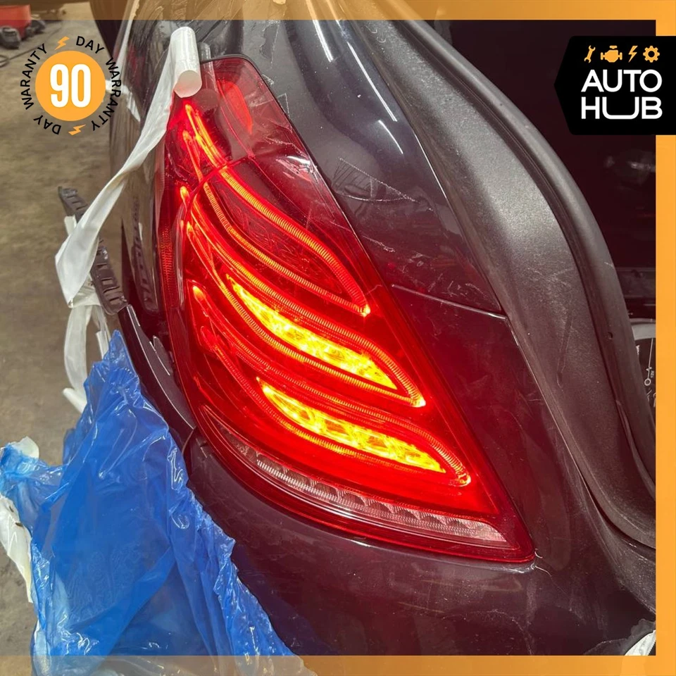 Lámpara de luz trasera lateral izquierda 14-17 Mercedes W222 S550 S63 S65 AMG Maybach sedán OEM Foto 2 de 4