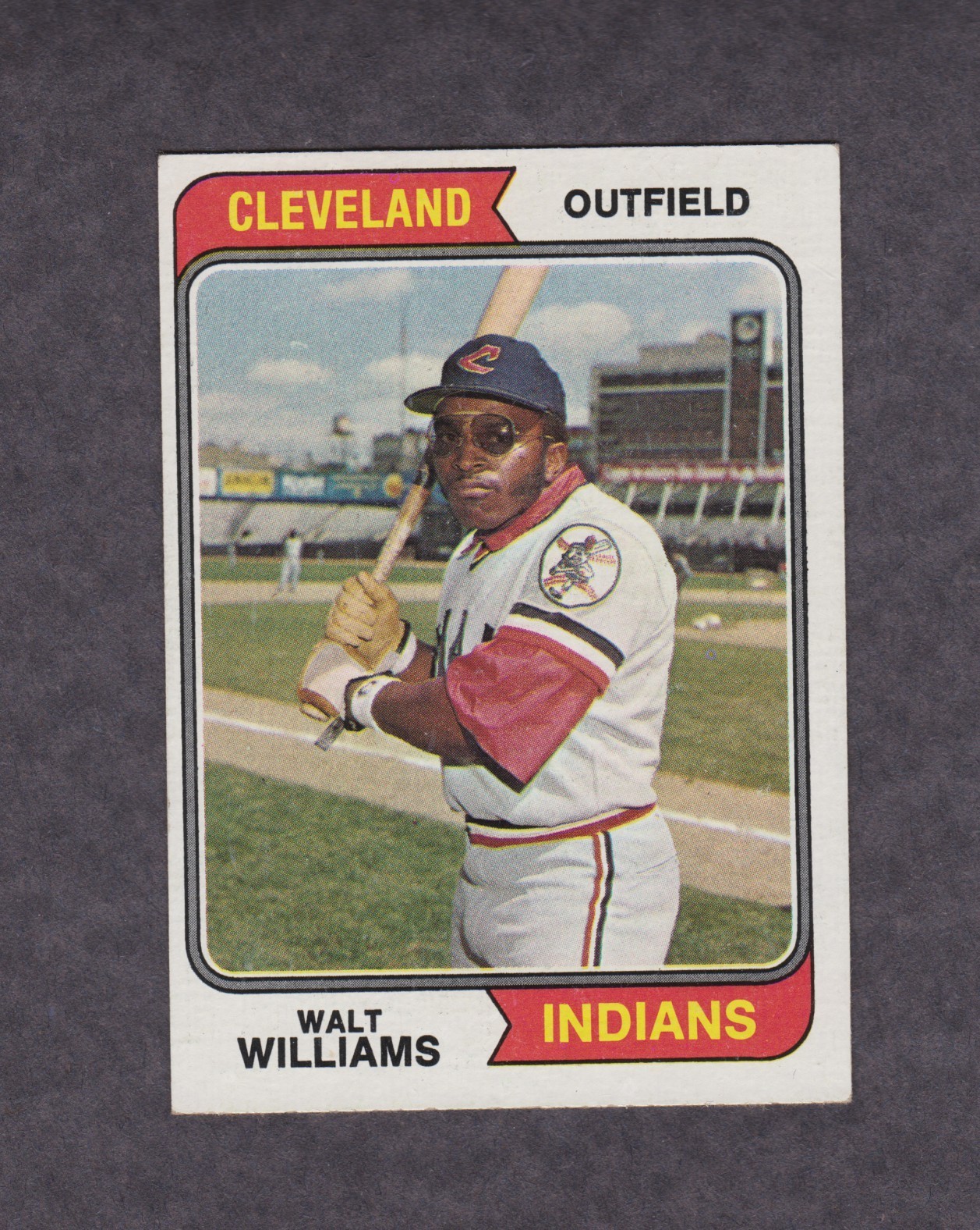 1974 Topps Baseball Card #418 Walt Williams Cleveland Indians NM Vintage
