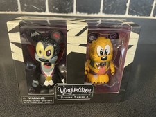 Disney 2pk Spooky Series 2 Vinylmation Set Pluto Goofy NIB