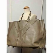 YVES SAINT LAURENT Neo Double Reversible Tote Bag 55cm 21.7in Grey Pink