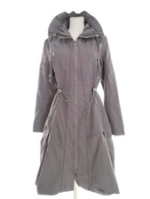 FRANSTYLE Damen Mantel Gr. S Grau Baumwolle Langer Ärmel