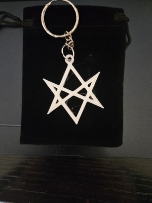 Unikursales Hexagramm ''Aleister Crowley'' Schlüsselanhänger
