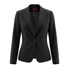 New, Black Single-Button Women's Blazer with inner lining