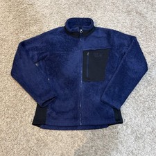 Mountain Hard Wear Jacket Youth Large Blue Fleece Full Zip Outdoor Hiking
