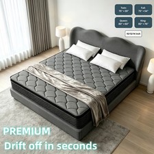12" 14" Gel Memory Foam Mattress Full Queen King Spring Hybrid Mattress In a Box