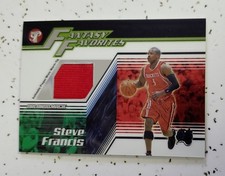 2004-05 Topps Pristine Fantasy Favorites Steve Francis Game Worn Warm Up (Mem) 