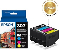 Epson 302 Claria Premium Color Ink Combo Pack for XP-6100 XP-6000 T302520-S