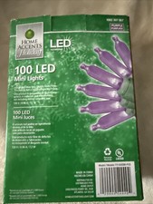 Home Accents 100 Mini LED Lights- Purple Christmas Lights FREE Shipping 