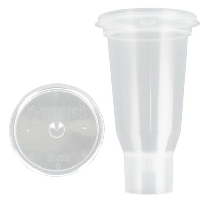 DeVilbiss DPC-503-K24 Disposable Cup & Lid 3 oz for All DeKups Adapters (24 ct)