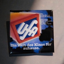 UFA Film Logo &ndash; Die Welt des Kinos Retro K&uuml;hlschrankmagnet Super-8