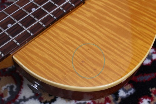 1991 Greco SAC-100 Natural Quilted MIJ Semi Holow Acoustic Electric Bass P+Piezo - Picture 11 of 11