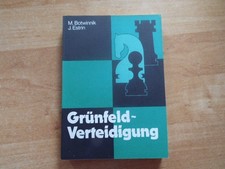 Grünfeld Verteidigung Botwinnik & Estrin Verlag Schmaus 1.Auflage 1977