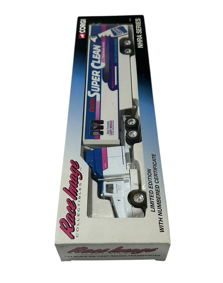 Corgi Race Images 1:64 Scale NHRA Larry Morgan Castrol Super Clean Transporter - Image 4 of 4