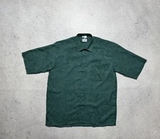 Christian Dior Paris Sill Button Short Sleeve Shirt Vintage