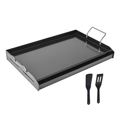 Uimoso 24x16 in Carbon Steel Flat Griddle for BBQ and Cooking