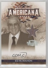 2008 Donruss Threads Baseball Americana Position Materials 38/250 Ed McMahon 0aa