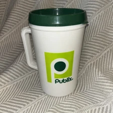 Vintage Publix Plastic Tumbler Travel Jumbo Mug Betras USA A3