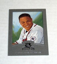 2002 Diamond Kings Silver Framed 14 Andruw Jones (#/400)  HOF Braves