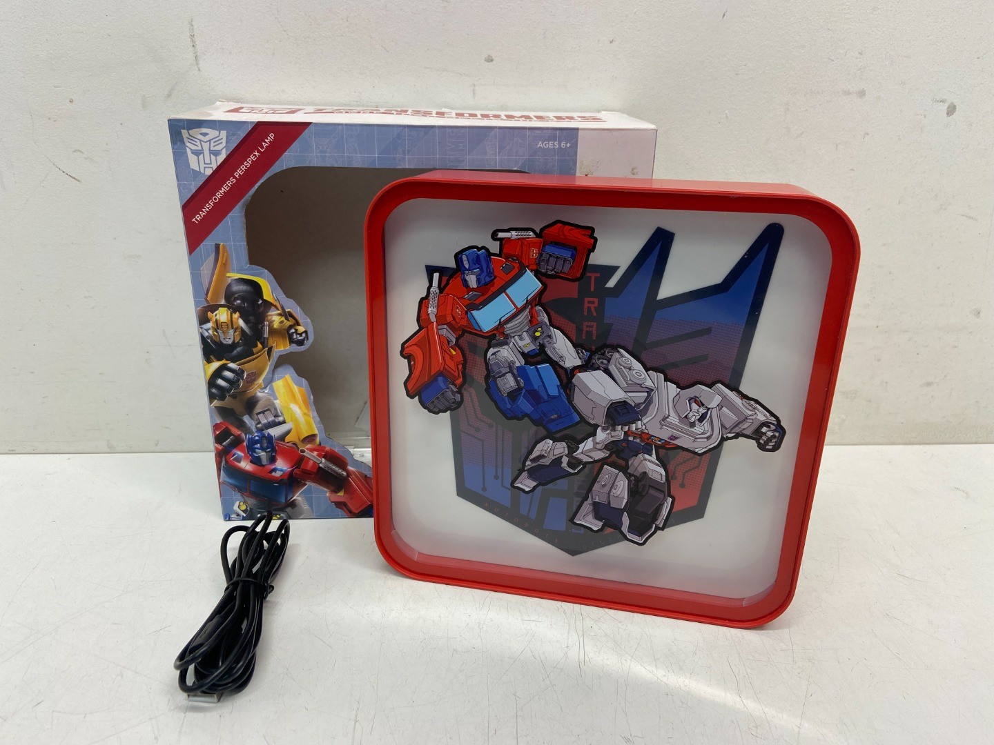 Transformers More Than Meets The Eye Perspex Lamp