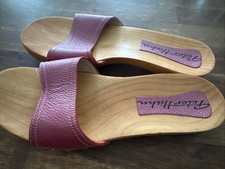 Peter Hahn Clogs mit Holzsohle / Sandale Größe 39
