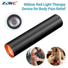 ZJKC 660nm Infrared Lamp for Body Pain Relief LED Red Light Therapy Device Pen