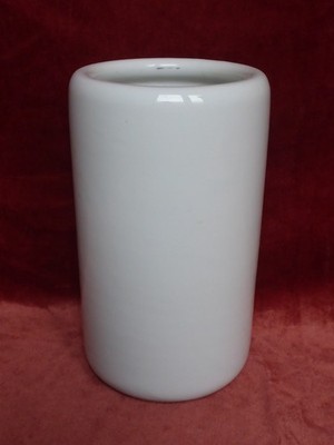 Old Large Heavy Porcelain Vessel Vase? Apothecary Vessel? 22.2 Cm 1979 G