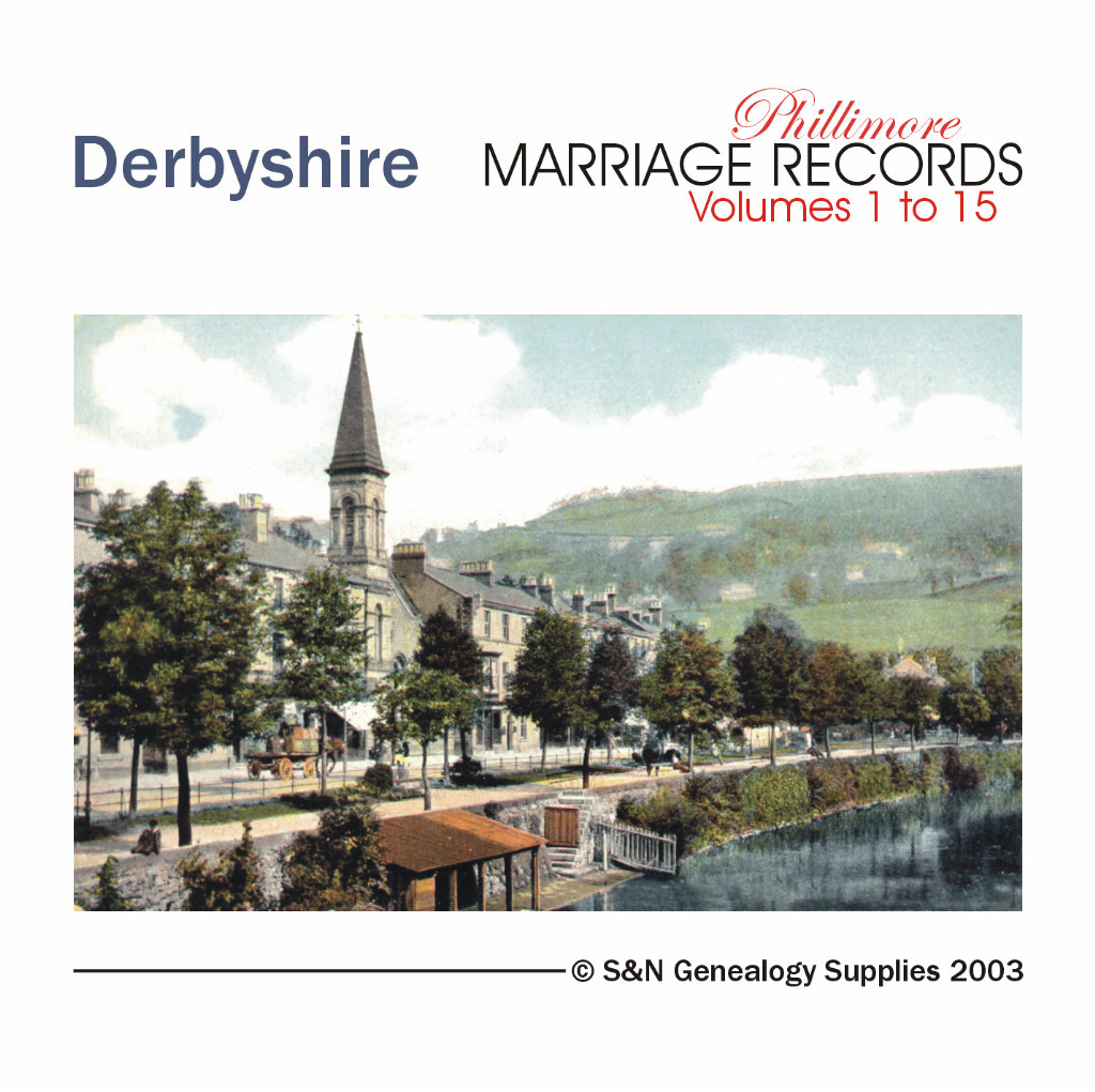 Derbyshire Parish Registers - Complete Phillimore Marriages Records