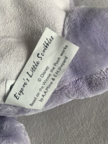 Eeyore Little Scribbles Disney Carte Blanch Purple Holding gift present RARE - Picture 12 of 12