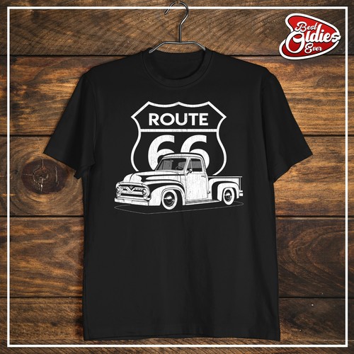 55 Ford F-100 camioneta unisex camiseta, camisa regalos para él, camiseta de regalo del día del padre - Imagen 3 de 6