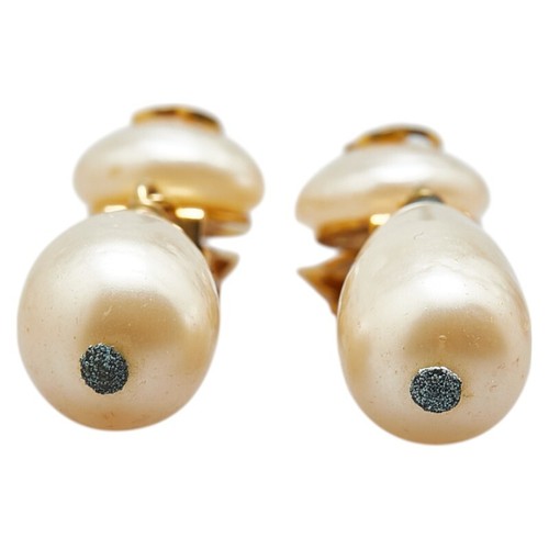 CHANEL COCO Mark Pearl Earring Women 【Used】 - Picture 4 of 7