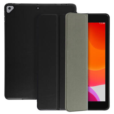 Étui iPad 9 2021 iPad 8 2020 iPad 7 2019 Support Design Fin Noir