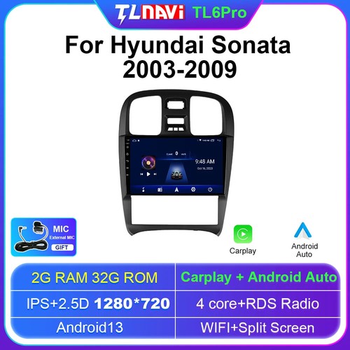 2003-2009 For Hyundai Sonata Support Car GPS Navigation Radio Multimedia Player - Picture 2 of 32