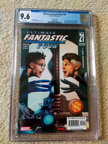 Ultimate Fantastic Four #21 CGC 9.6 Variant First Appearance of Marvel Zombies-