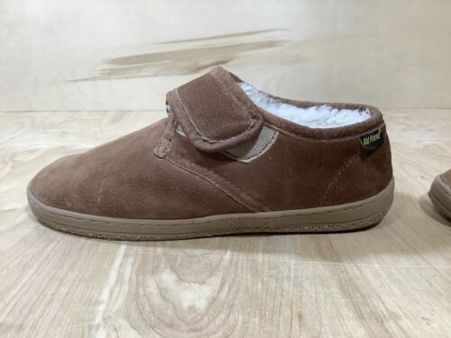 Old Friend Chestnut II Shearling Slippers With Hook & Loop Strap Men’s 10 M - Picture 7 of 10