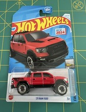 2024 HOT WHEELS  23 RAM 1500 PICKUP TRUCK FACTORY FRESH 7/10 RED NEW FOR 2024