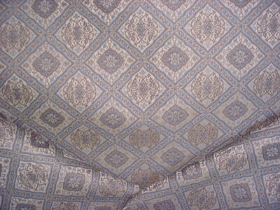 8-1/2Y Kravet 28184 Tribute Blue Java Periwinkle Boho Trellis Upholstery Fabric
