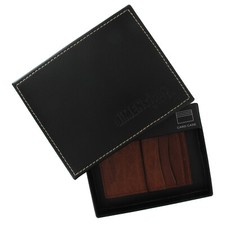 Cognac Tan Genuine Leather Credit Card Holder & Valet Tray Men Dimensions by WCM