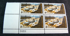 US Plate Block Stamp Scott# 1374 John Wesley Powell 1969  MNH  L609