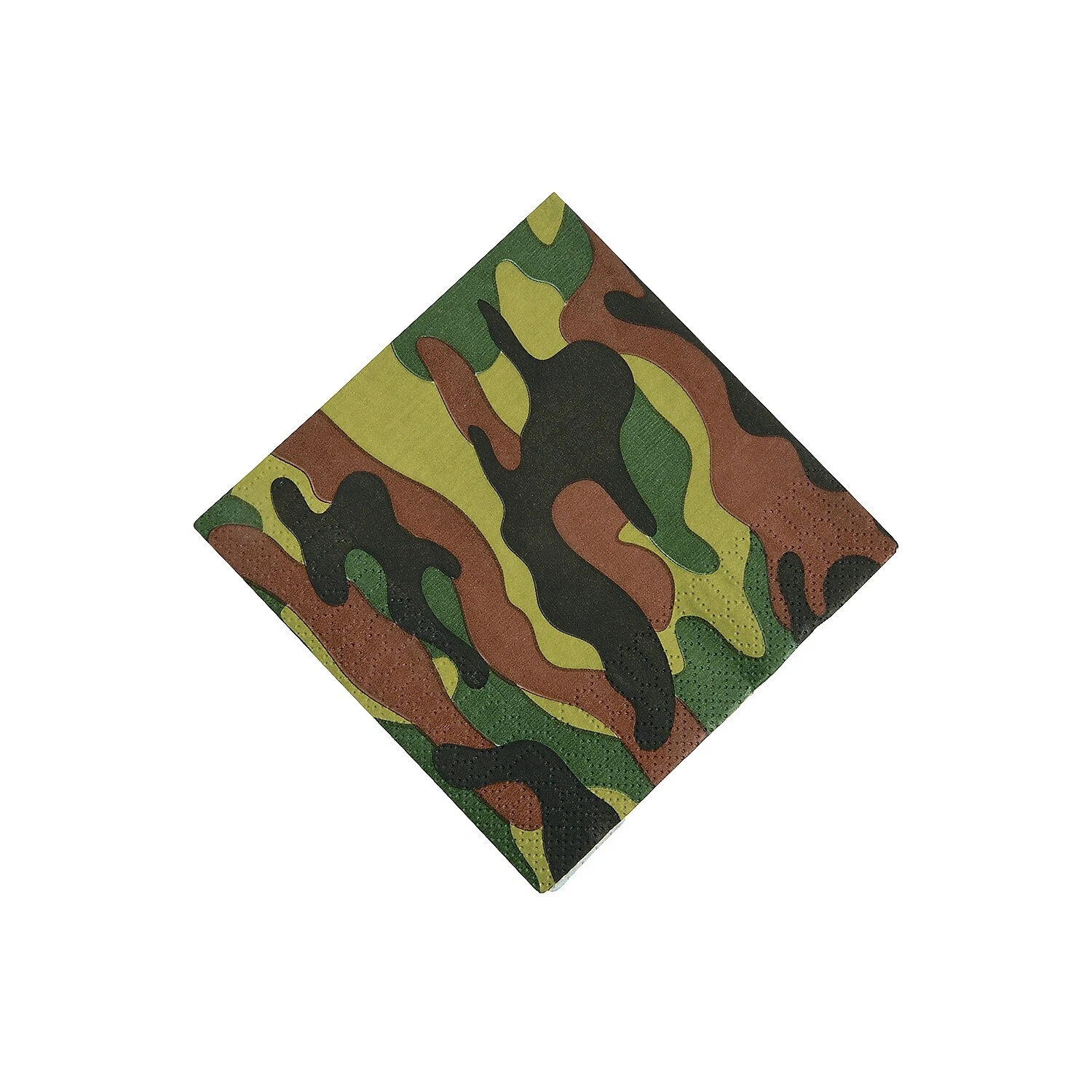 SERVILLETAS de papel de camuflaje