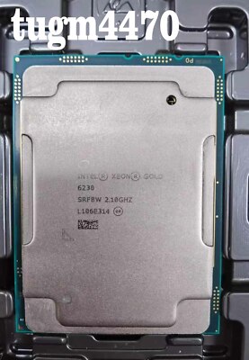 Intel Xeon Gold 6230 CPU processor srf8w 2.1ghz 27.5mb 20 core
