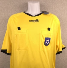 Capelli Football Soccer ECSR Referee Jersey New with Tags