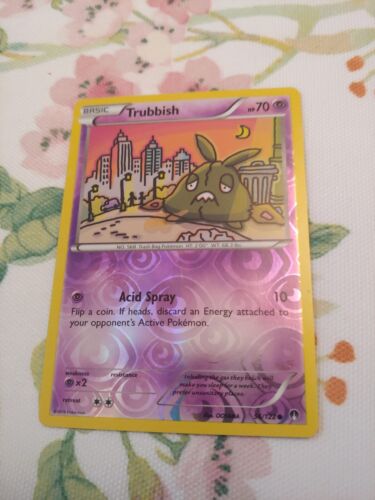 Pokemon Card TCG Trubbish 56/122 XY Breakpoint Reverse Holo - Picture 1 of 1