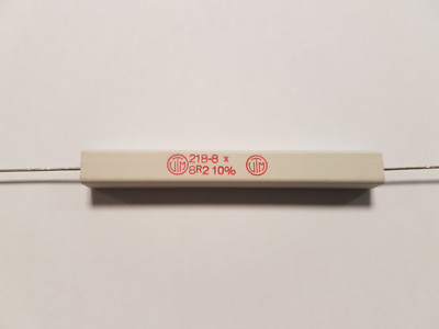 5x Drahtwiderstand Resistor 8,2 Ohm 17W 10% VITROHM KH218-810B8R2 Keramik 