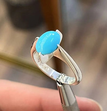 Nishapuri Feroza Ring, Turquoise Stone Ring, Unisex Ring, Men  Women Wear Ring