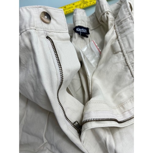 King Size Men Shorts Khaki Chino Beige Elastic Drawstring Waist 7XL Big - Picture 9 of 9