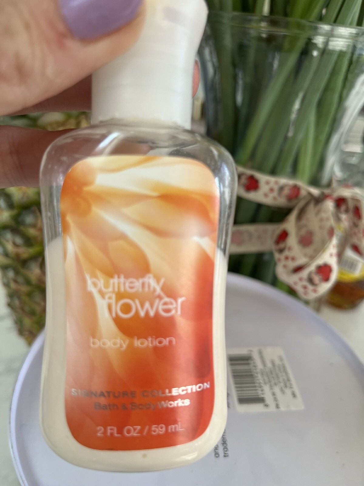 Bath and body Works wild citrus flower and butterfly flower lotion 2oz Actual Pi
