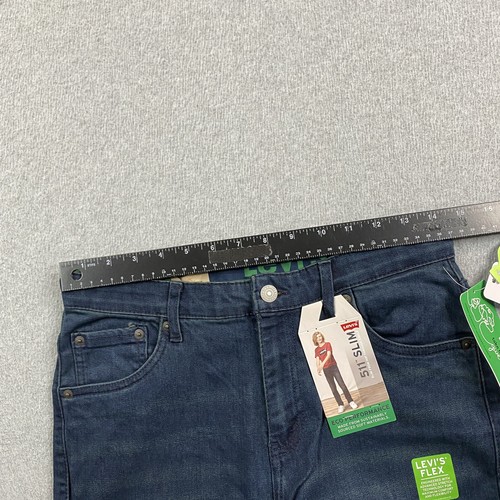 NEW Levis 511 Jeans Youth Boys 16 Reg 28x30 Slim Stretch School Casual City NWT - Picture 9 of 18
