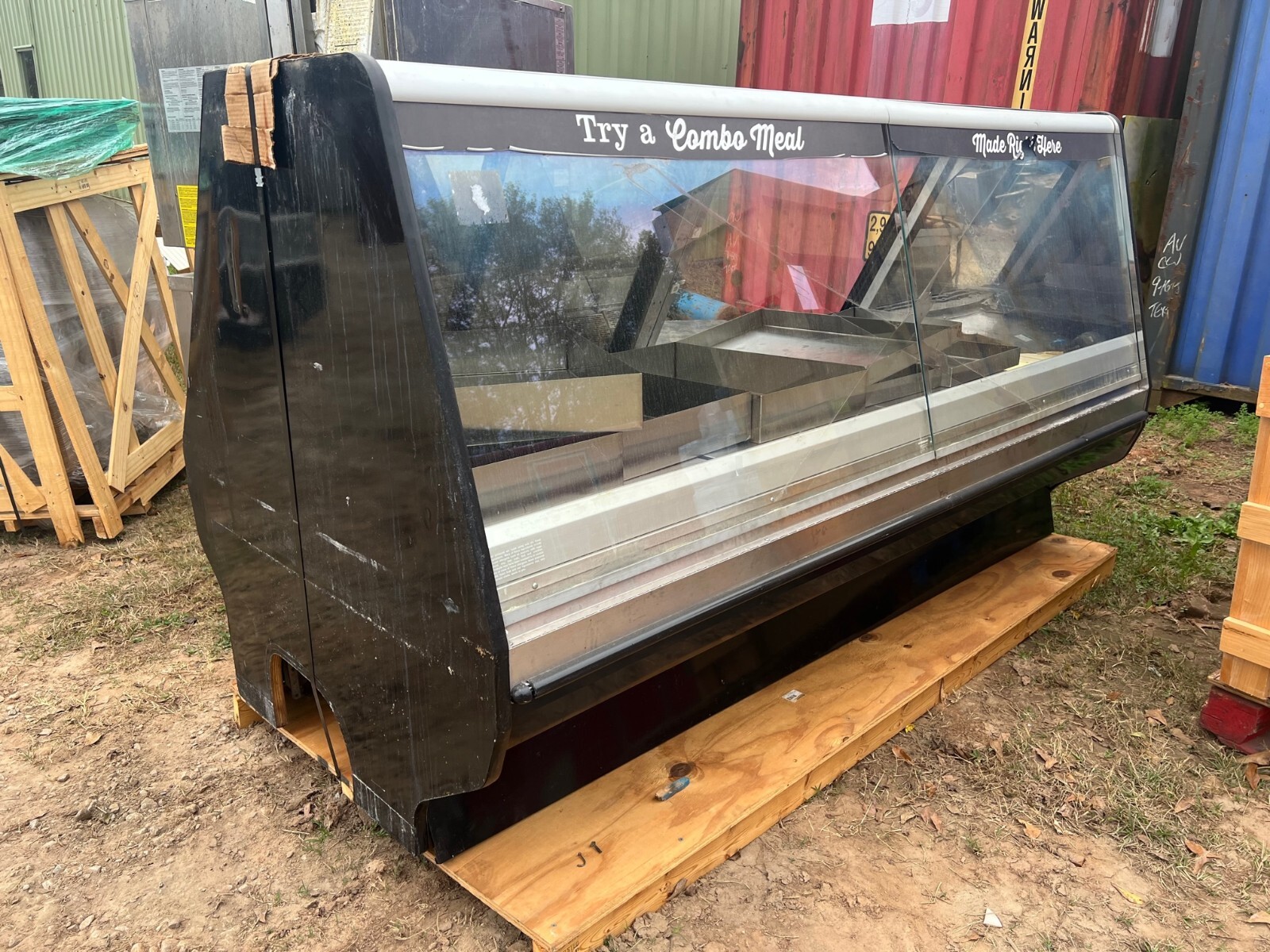 Hussmann ESBDVS8U Vertical Glass Blower Coil Service Deli Display Case