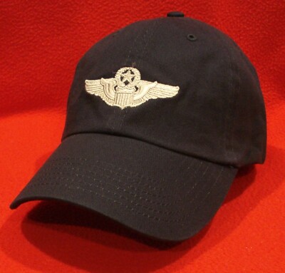 USAF COMMAND PILOT Wings ball cap low-profile embroidered