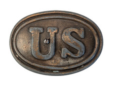 US Civil War Oval Belt Buckle Replica